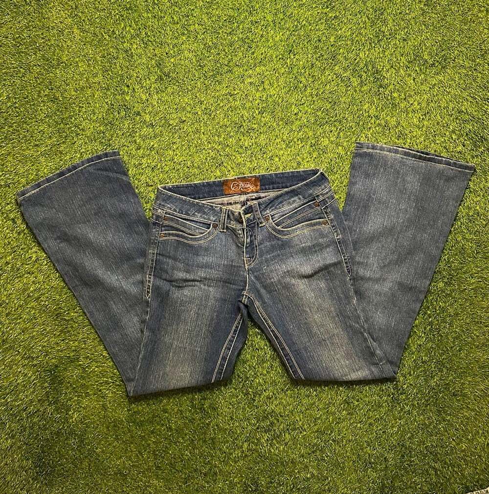 C. Pink Women's Bootcut Blue Denim Jeans Size 11